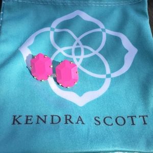 Kendra Scott Morgan Stud Earring Pink/Gold
